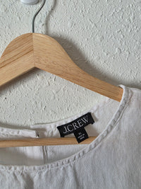 J.Crew Button Back Linen Tank (XL)
