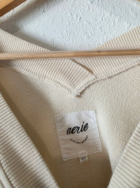 Aerie V Neck Crop Sweatshirt (S)