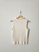 Madewell Ribbed Mockneck Tank (S)