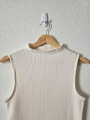 Madewell Ribbed Mockneck Tank (S)