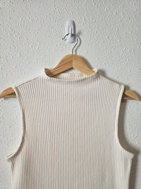 Madewell Ribbed Mockneck Tank (S)