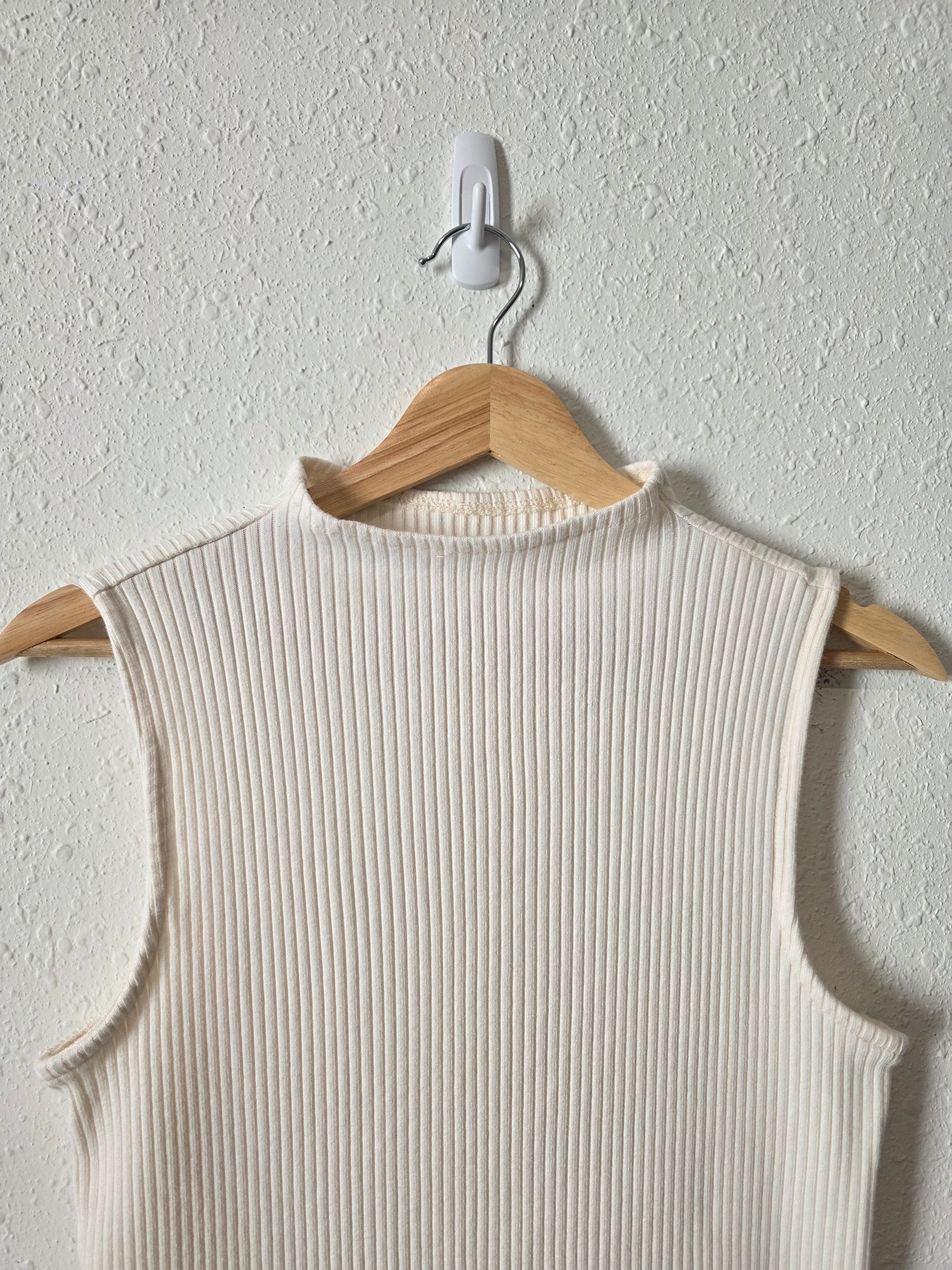 Madewell Ribbed Mockneck Tank (S)
