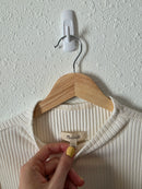 Madewell Ribbed Mockneck Tank (S)
