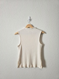 Madewell Ribbed Mockneck Tank (S)