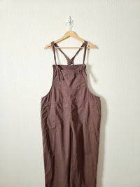 Aerie Brown Straight Overalls (XL)