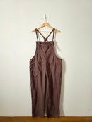 Aerie Brown Straight Overalls (XL)