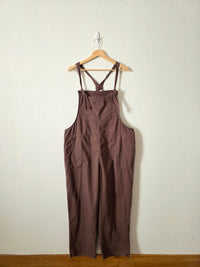 Aerie Brown Straight Overalls (XL)