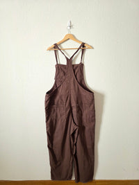 Aerie Brown Straight Overalls (XL)