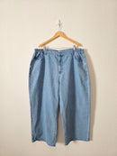 Shiny By Nature Wide Leg Jeans (3X)
