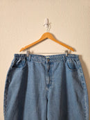 Shiny By Nature Wide Leg Jeans (3X)
