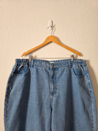 Shiny By Nature Wide Leg Jeans (3X)