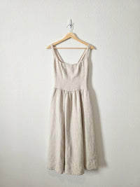 Reformation Linen Midi Dress (2)
