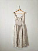 Reformation Linen Midi Dress (2)