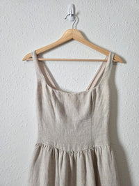Reformation Linen Midi Dress (2)
