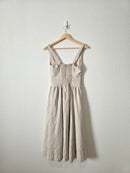 Reformation Linen Midi Dress (2)