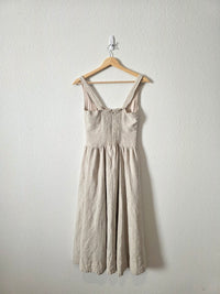 Reformation Linen Midi Dress (2)