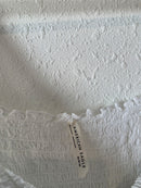 Smocked Eyelet Puff Sleeve Top (M)
