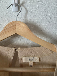 Easel Puff Sleeve Babydoll Tunic (S)