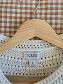 J.Crew Crochet Knit Cotton Tank (L)