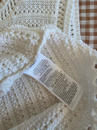 J.Crew Crochet Knit Cotton Tank (L)