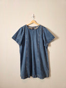 Cotton Denim Mini Dress (XXL)
