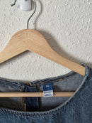 Cotton Denim Mini Dress (XXL)