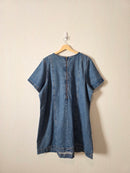 Cotton Denim Mini Dress (XXL)