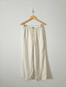 J.Crew Striped Linen Drawstring Pants (S)