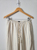 J.Crew Striped Linen Drawstring Pants (S)