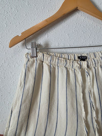 J.Crew Striped Linen Drawstring Pants (S)