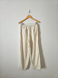 J.Crew Striped Linen Drawstring Pants (S)