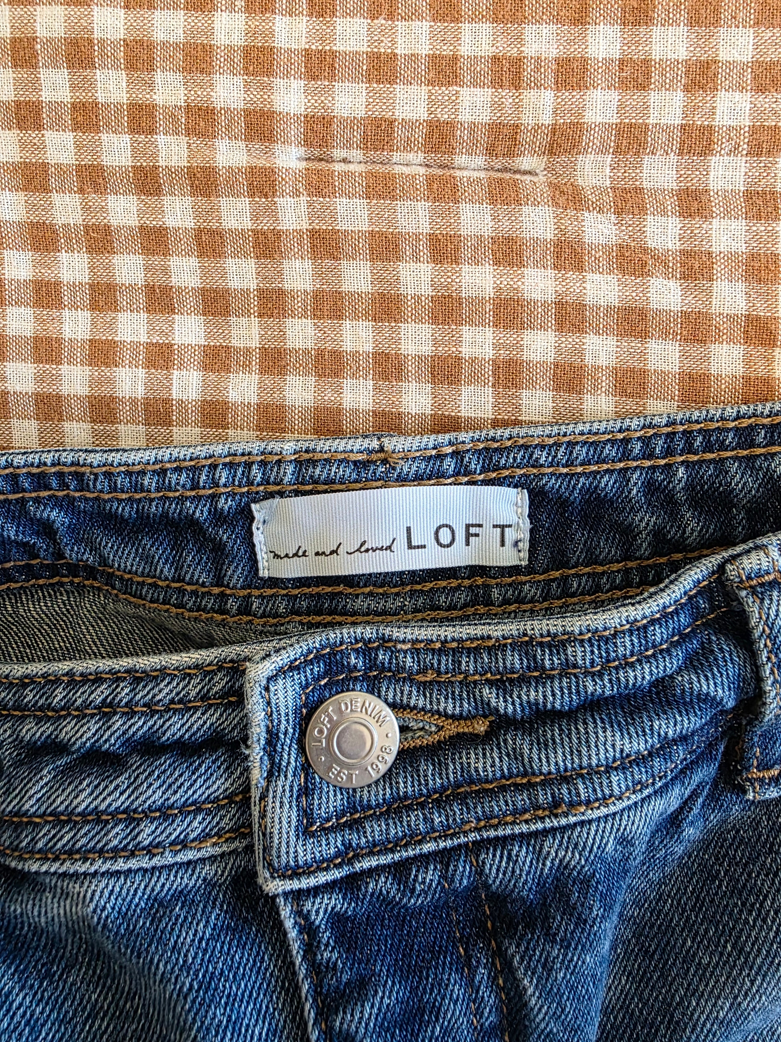 Loft Relaxed Barrel Jeans (29/8P)