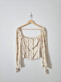 Reformation Floral Square Neck Top (4)