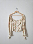 Reformation Floral Square Neck Top (4)