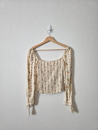 Reformation Floral Square Neck Top (4)