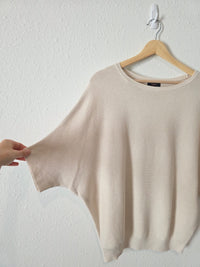 Quince Cotton Cashmere Dolman Sweater (M)