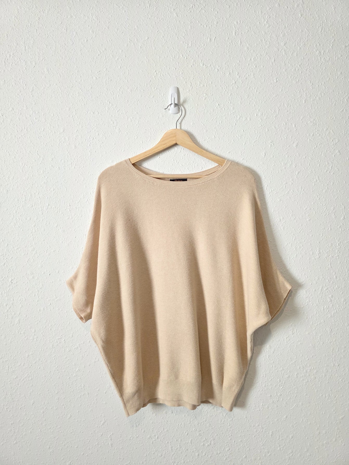 Quince Cotton Cashmere Dolman Sweater (M)