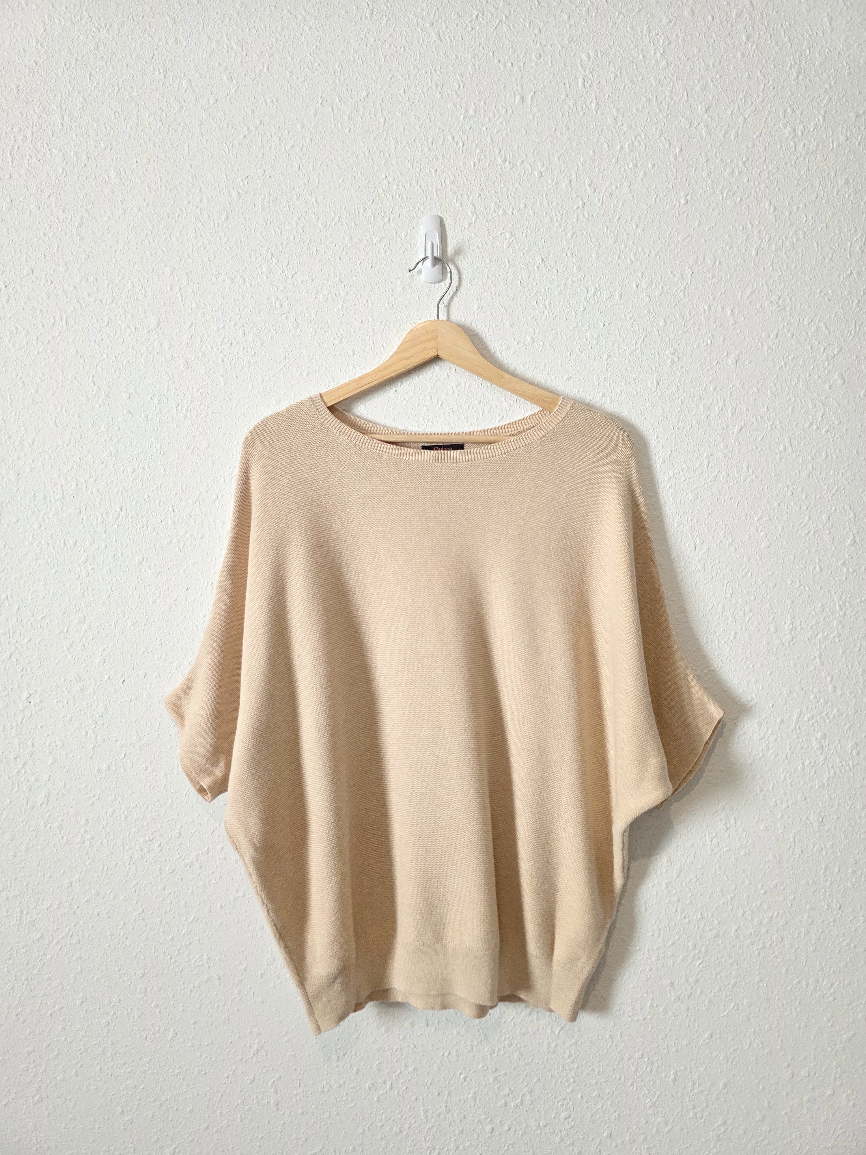 Quince Cotton Cashmere Dolman Sweater (M)