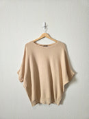 Quince Cotton Cashmere Dolman Sweater (M)