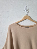 Quince Cotton Cashmere Dolman Sweater (M)