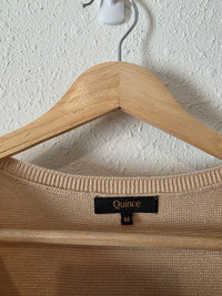 Quince Cotton Cashmere Dolman Sweater (M)