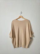 Quince Cotton Cashmere Dolman Sweater (M)