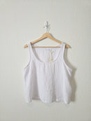 NEW Textured Linen Tank (L)