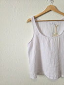 NEW Textured Linen Tank (L)