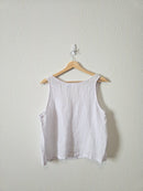 NEW Textured Linen Tank (L)