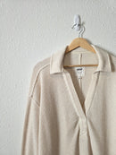Aerie Oat Waffle Pullover (S)