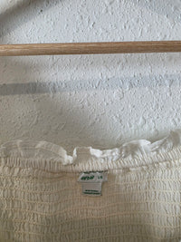 Aerie Smocked Puff Sleeve Top (L)