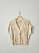 Loft Textured Cotton Cardigan (S)