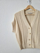 Loft Textured Cotton Cardigan (S)