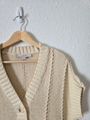 Loft Textured Cotton Cardigan (S)